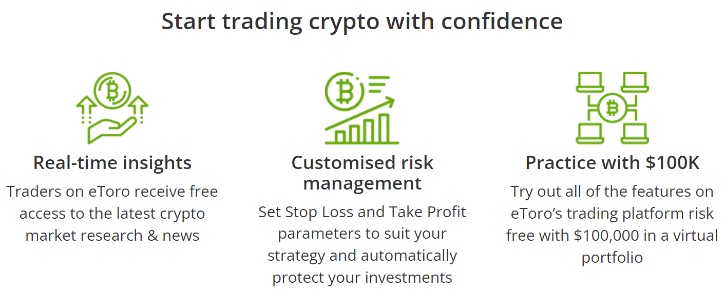 eToro trade cryptocurrencies