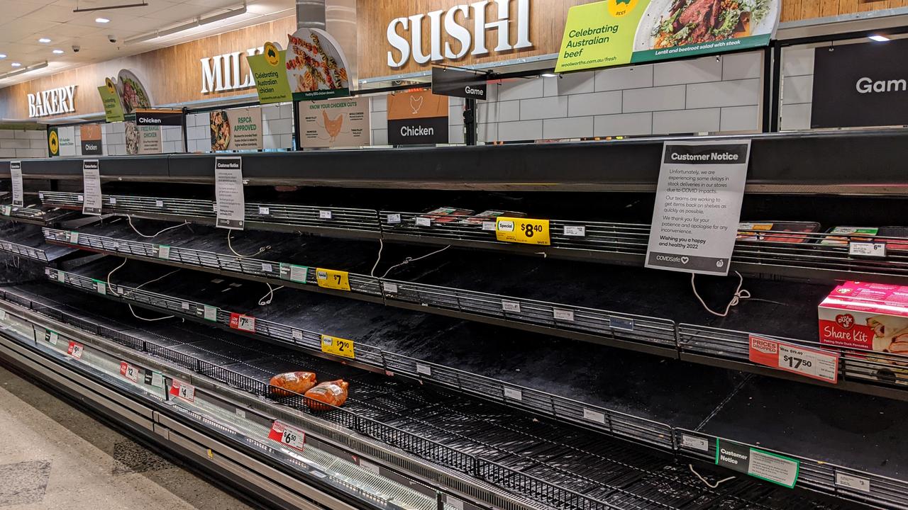 Australian food shortage