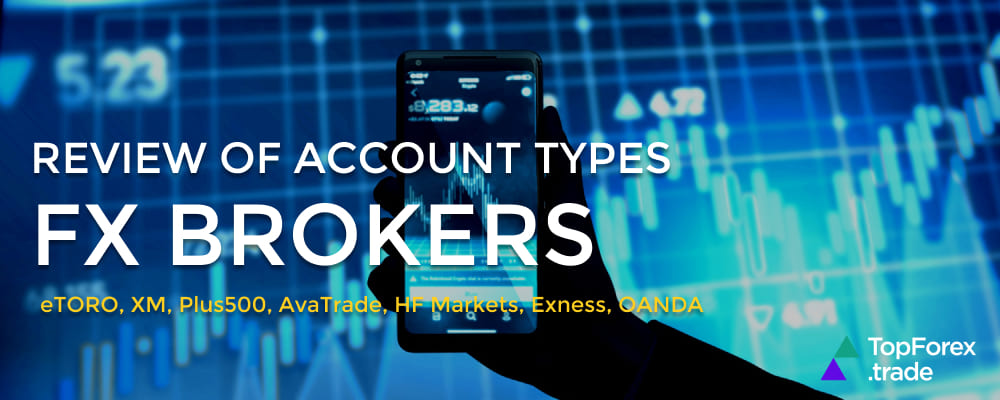 FX Brokers account types