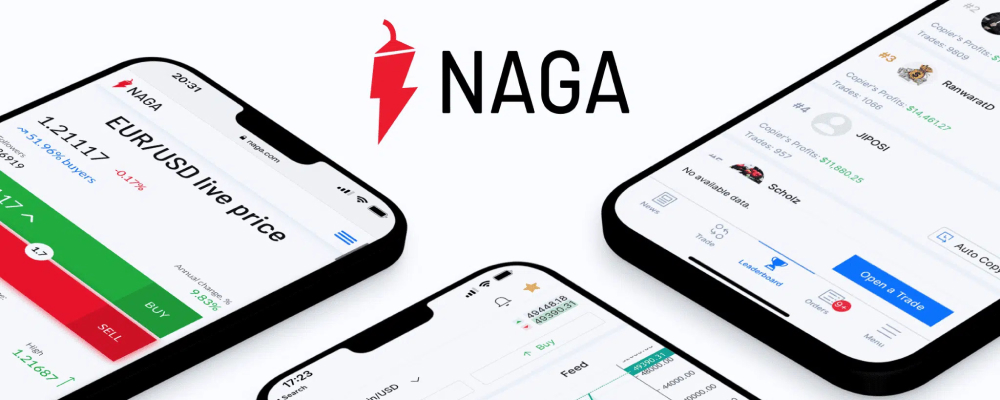 Naga Markets Forex trading app for iOS and Android