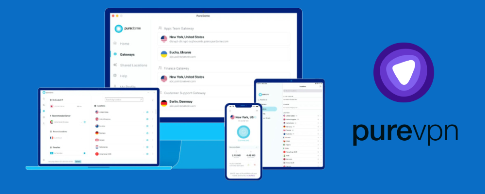 PureDome by PureVPN for business features