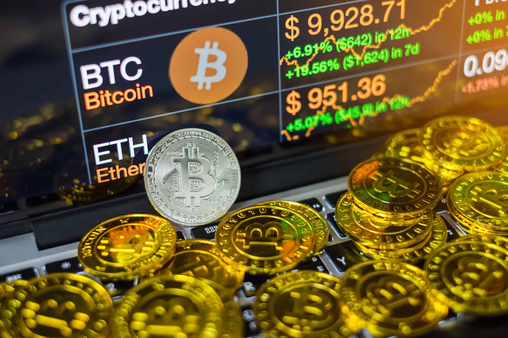 Bitcoin drops to one-month low after market slump