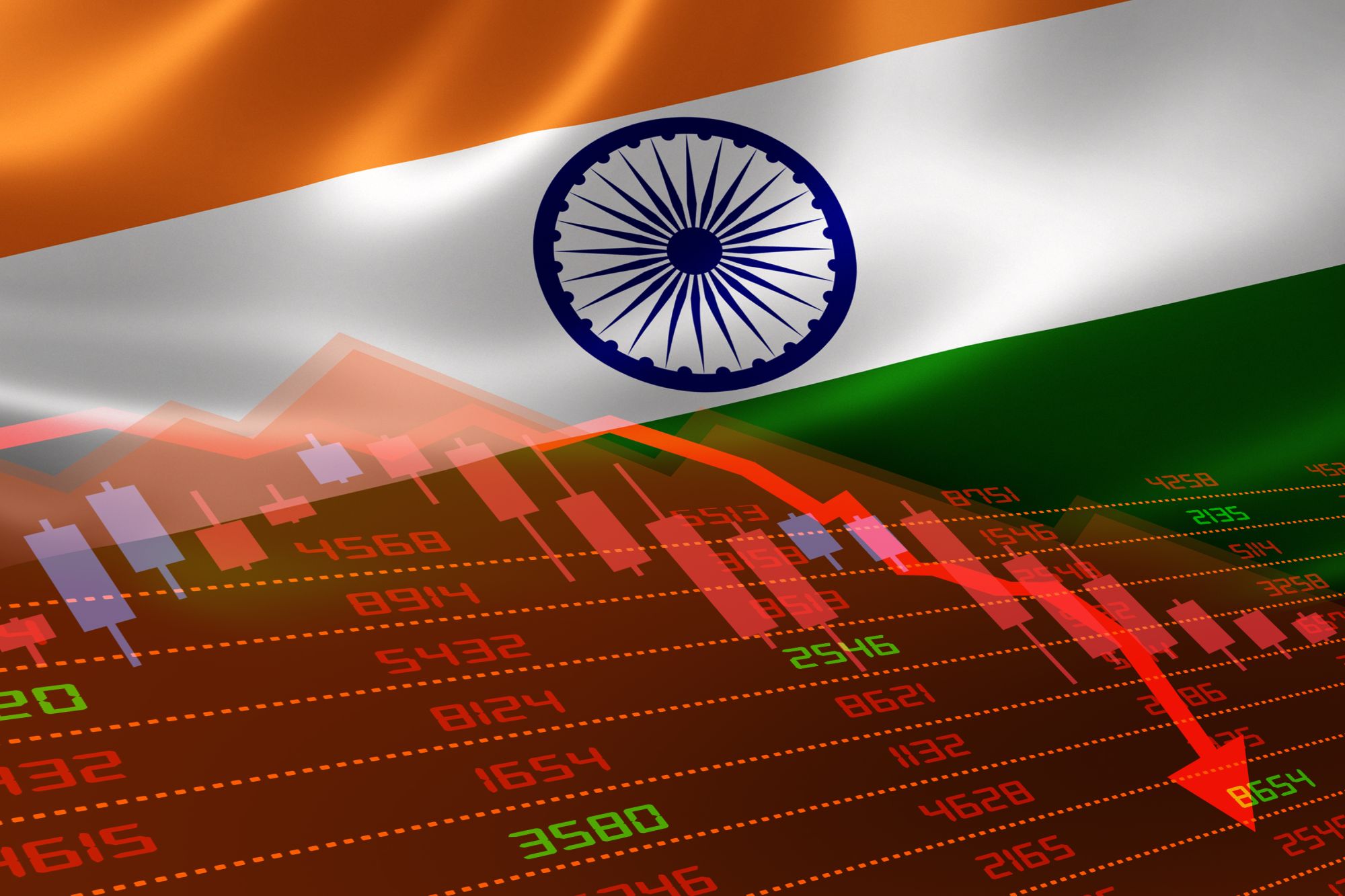 Indian stocks on record losing streak as foreign investors pull billions